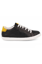 Black Smith sneakers in leatherette with white sole Las Espadrillas 4012608 photo №3