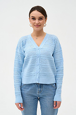 Women's blue cardigan.  4038609 photo №1