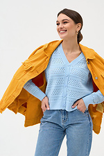 Women's blue cardigan.  4038609 photo №5