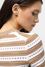 Women's light brown jumper  4038611 photo №4