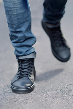 Men's demi-season high-top sneakers in military style Forester 3022612 photo №9