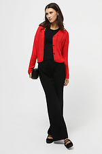 Women's red cardigan.  4038615 photo №2
