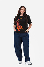 Damen-T-Shirt „Elemente. Feuer.“ Garne 9001615 Foto №3