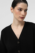 Schwarze Strickjacke für Damen  4038618 Foto №4