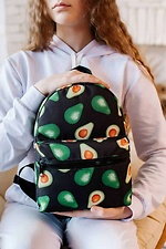 Маленький рюкзак для міста в принт авокадо SGEMPIRE 8015618 фото №1