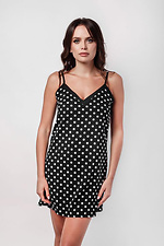 Short nightgown slip with polka dots L'amore 4026619 photo №1