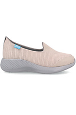 Summer sports slip-ons in a mesh light on a white sole Las Espadrillas 4101620 photo №2
