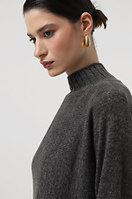 Women's dark gray jumper  4038621 photo №4