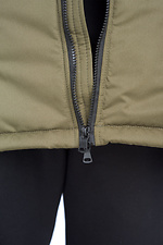 Осенняя парка защитного цвета с капюшоном Custom Wear 8025622 фото №15