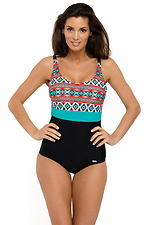 One-piece swimsuit in ethnic style with soft cups Marko 4023623 photo №2