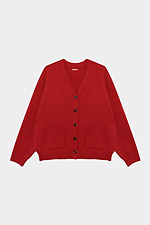Rote Strickjacke für Damen  4038623 Foto №5