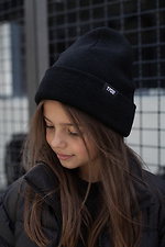 Дитяча Демісезонна Шапка Для Дівчинки Without Label Black Without 8056623 фото №1