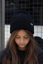 Дитяча Демісезонна Шапка Для Дівчинки Without Label Black Without 8056623 фото №2