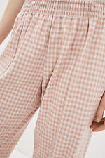 Hosenanzug aus Wollmischung: Hemd unter dem Gürtel, weite Hose Garne 3033625 Foto №8