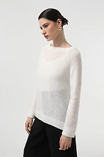 Weißer Damenpullover  4038625 Foto №2