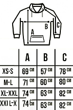 Худі оверсайз Black Custom Wear 8025625 фото №7