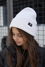 Дитяча Демісезонна Шапка Для Дівчинки Without Label White Without 8056625 фото №1