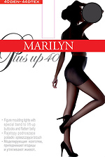 Nylon tights 40 den with slimming shorts Marilyn 3009626 photo №2