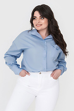 Классическая хлопковая рубашка VALETTA с длинными рукавами и отложным воротником Garne 3040626 фото №1