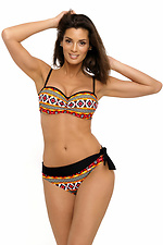 Ethnic style one-piece swimsuit with push-up and high panties Marko 4023627 photo №2