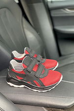 Children's sneakers for a boy with Velcro  8018628 photo №1