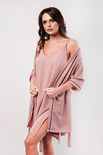 Thin home dressing gown for the summer with short sleeves L'amore 4026629 photo №2