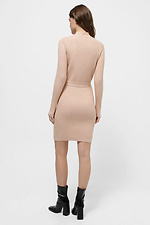 Pfirsichfarbenes Damenkleid  4038629 Foto №3
