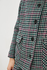 Half-woolen two-piece suit: button-down jacket, wide skirt with pleated yoke Garne 3033630 photo №4