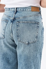 Jeans mit weitem Bein für Damen  4014632 Foto №4