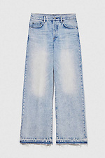 Damskie jeansy z szeroką nogawką  4014632 zdjęcie №6