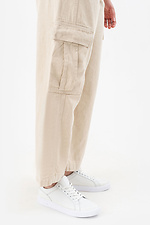 Wide women's jeans with patch pockets  4014633 photo №6