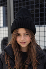 Дитяча Зимова Шапка Для Дівчинки Without Snow Black Without 8056633 фото №2