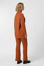 Karamellfarbener Strickanzug für Damen Sewel 4038634 Foto №3