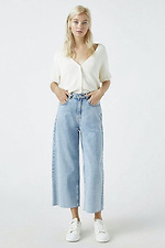 Широкие женские джинсы  4014635 фото №1