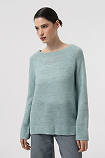Blauer Damenpullover  4038635 Foto №1