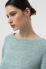 Blauer Damenpullover  4038635 Foto №4