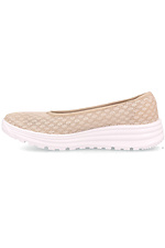 Летние тканевые балетки в сеточку на белой подошве Las Espadrillas 4101637 фото №3