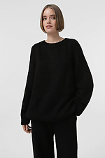 Schwarzer Strickanzug für Damen Sewel 4038638 Foto №2
