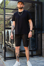 Summer oversized knee length denim shorts Without 8048638 photo №4