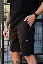 Übergroße, knielange Denim-Shorts für den Sommer Without 8048638 Foto №5