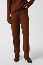 Dunkelbrauner Strickanzug für Damen Sewel 4038639 Foto №4