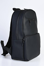 Черный матовый рюкзак из плотной экокожи SGEMPIRE 8015639 фото №5