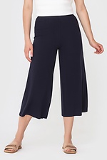 Wide culottes DILIA knitted blue Garne 3040640 photo №1