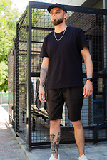 Übergroße, knielange Denim-Shorts für den Sommer Without 8048640 Foto №4