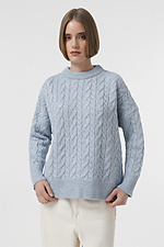 Blue women's jumper  4038641 photo №1