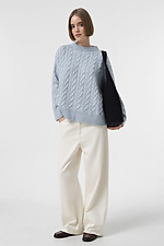 Blue women's jumper  4038641 photo №2