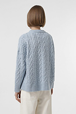 Blue women's jumper  4038641 photo №3