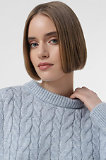 Blue women's jumper  4038641 photo №4