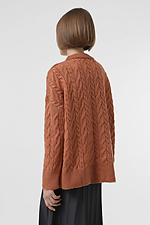 Women's terracotta jumper  4038642 photo №2