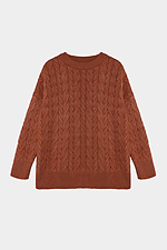 Women's terracotta jumper  4038642 photo №5
